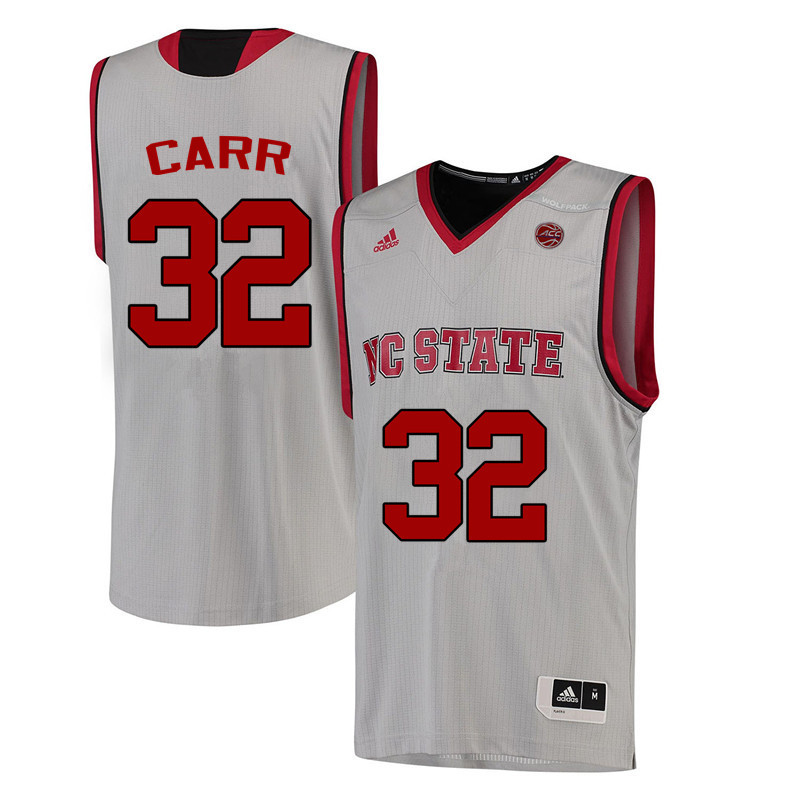 Men NC State Wolfpack #32 Kenny Carr College Basketball Jerseys-White - Click Image to Close